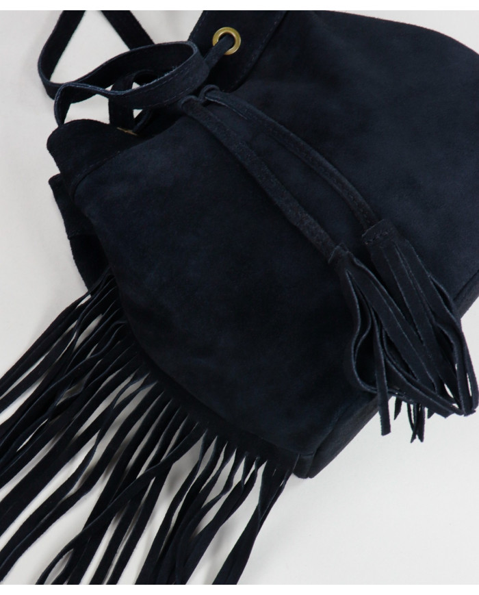 Mala Preta de Senhora com Franjas