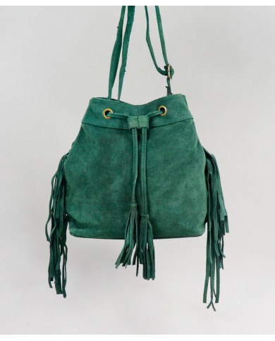 Bolsa verde de Lady con naranjas