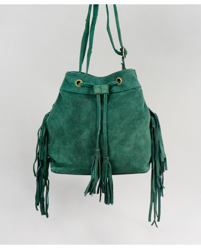 Bolsa verde de Lady con naranjas