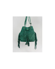 Mala Verde de Senhora com Franjas