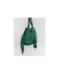 Mala Verde de Senhora com Franjas