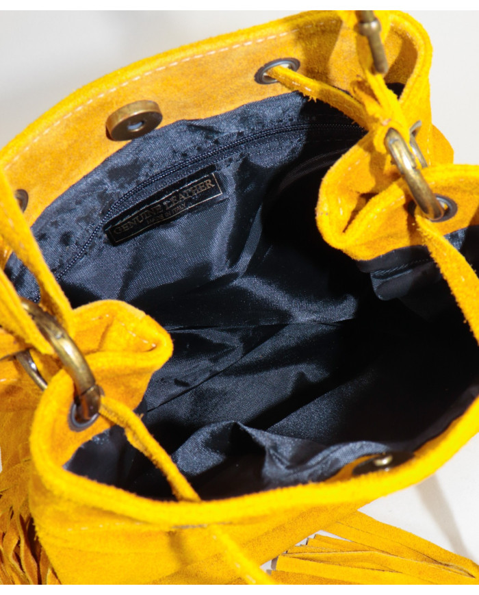 Yellow Lady Bag with Oranges