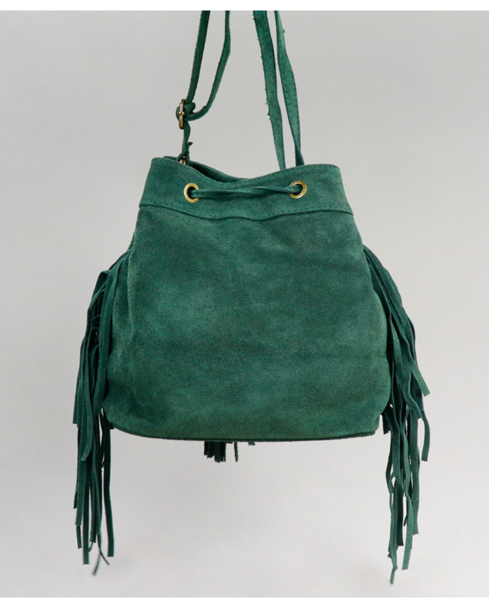 Lady's Green Bag with Oranges