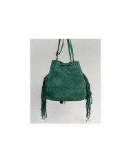 Mala Verde de Senhora com Franjas