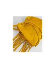 Bolso de la señora amarilla con naranjas