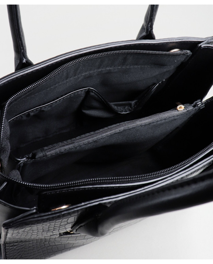 Mala negra de Lady con múltiples particiones