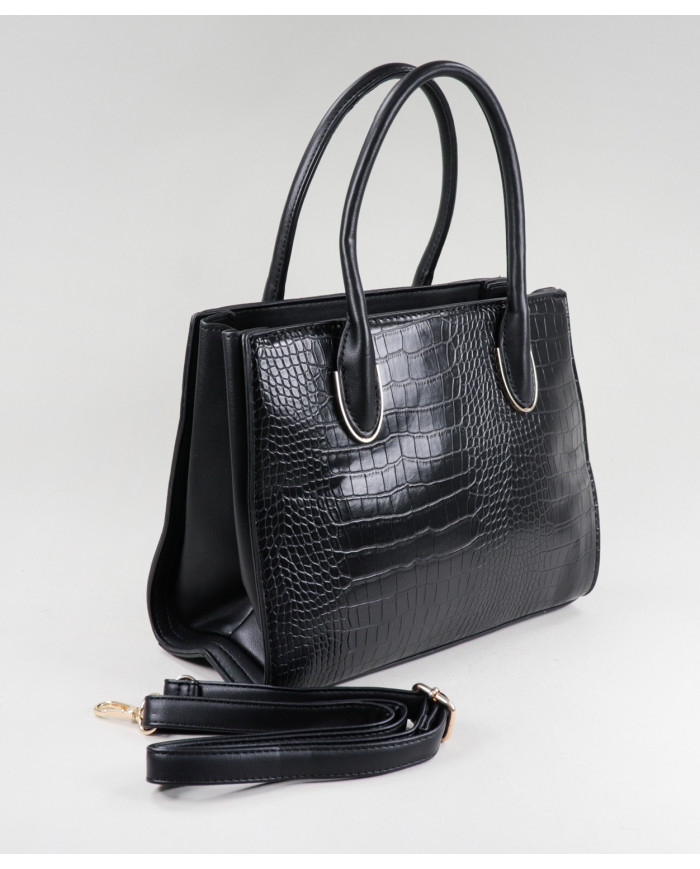 Lady's Black Mala with Multiple Partitions