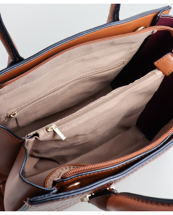 Mala Camel de Senhora com Várias Divisórias