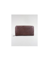 Women's Brown Wallet with Textures