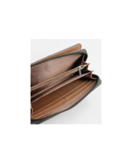 Women's Green Wallet with Textures