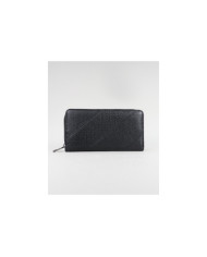 Women's Black Wallet with Textures