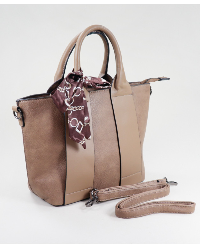 Bolso de la señora Taupe con Scarf