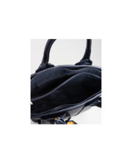 Lady's Black Suitcase with Scarf