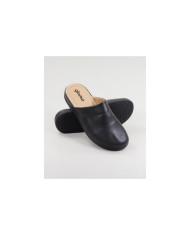 Ginova Man Brown Slippers with Seams