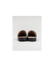 Ginova Man Brown Slippers with Seams