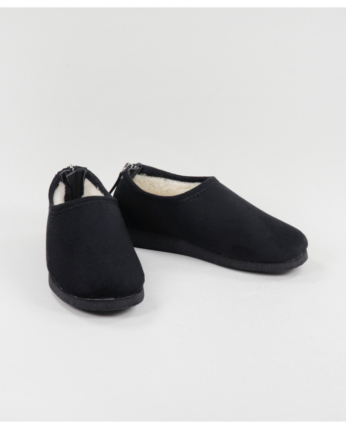 Women's Black Sneaker Pants with Zipper