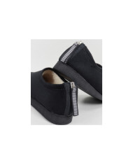 Women's Black Sneaker Pants with Zipper