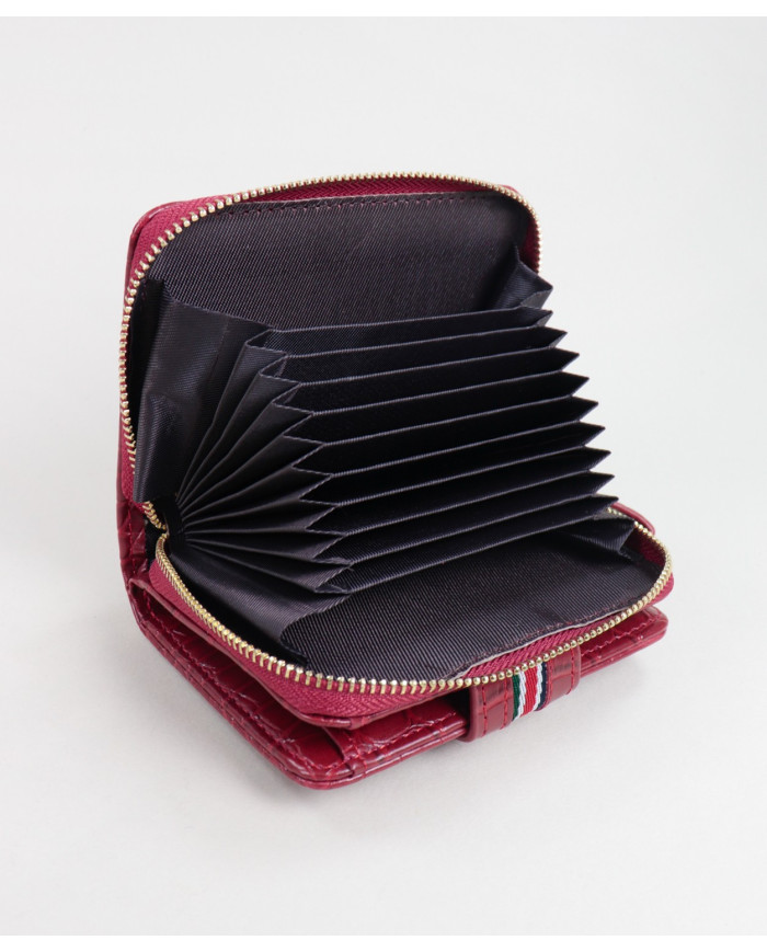 Red Lady Wallet with Texture