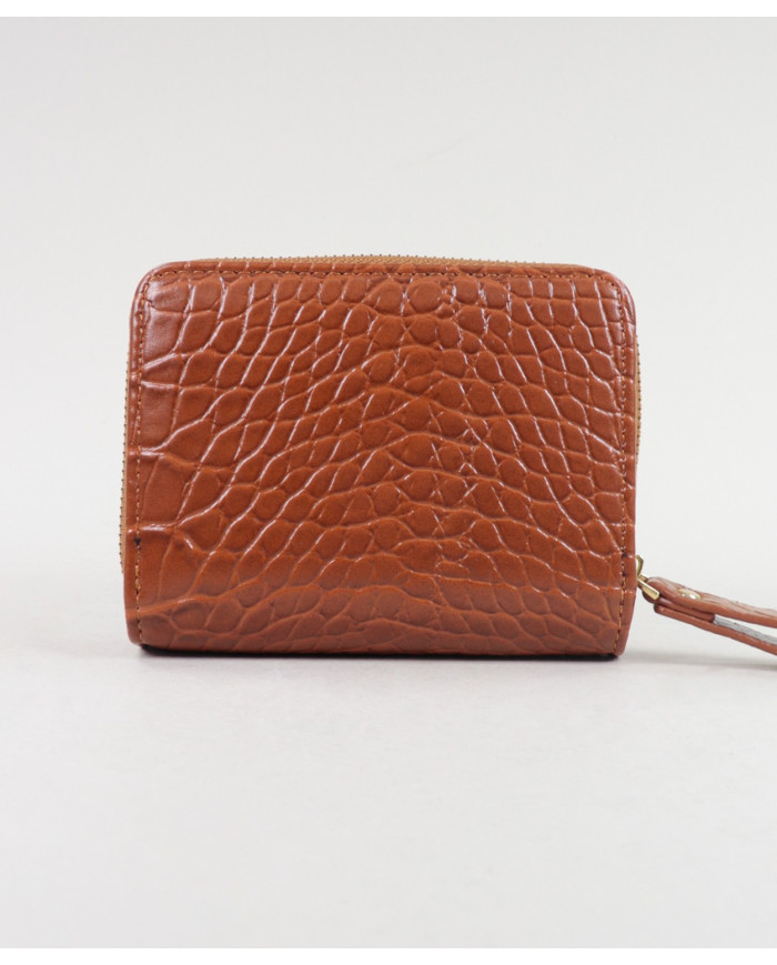 Lady Camel Wallet with Texture
