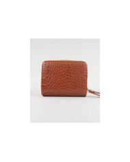 Lady Camel Wallet with Texture