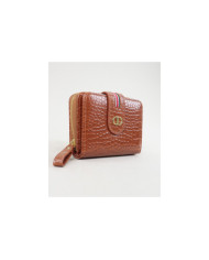Lady Camel Wallet con Textura