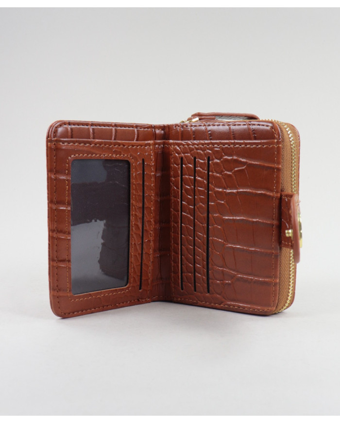 Lady Camel Wallet con Textura