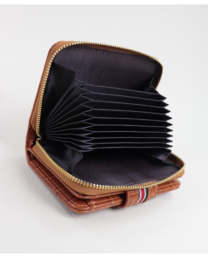 Carteira Camel de Senhora com Textura