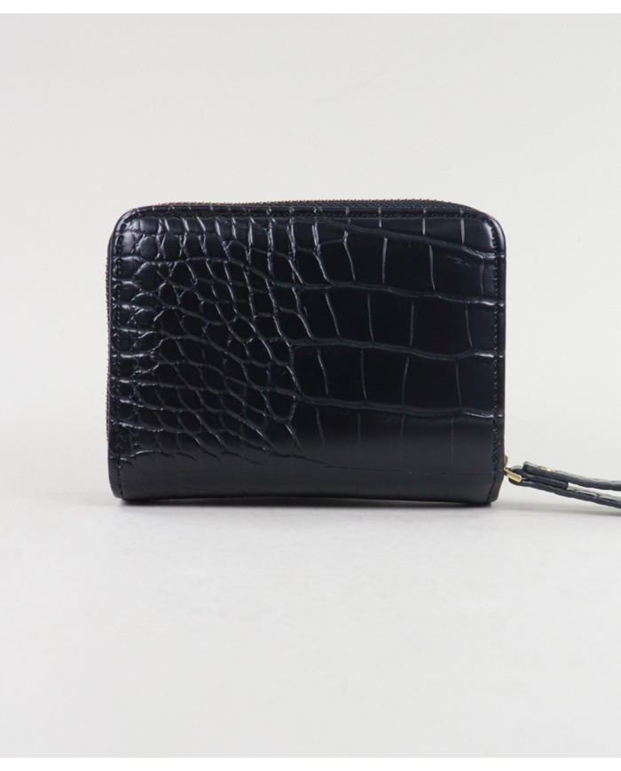 Cartera negra de Lady con textura