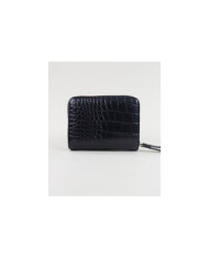 Lady's Black Wallet with Texture