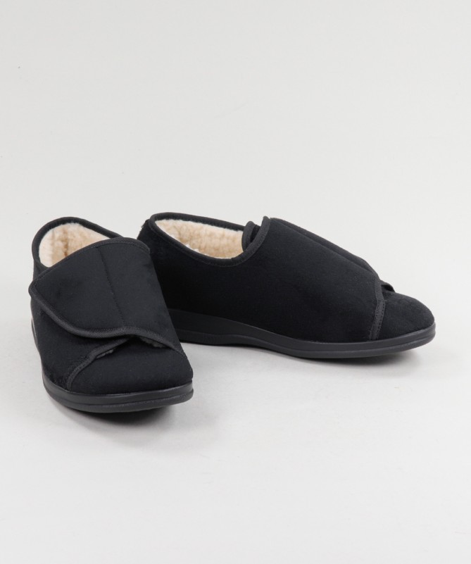 Pantufas Ginova de Pelo com Velcro