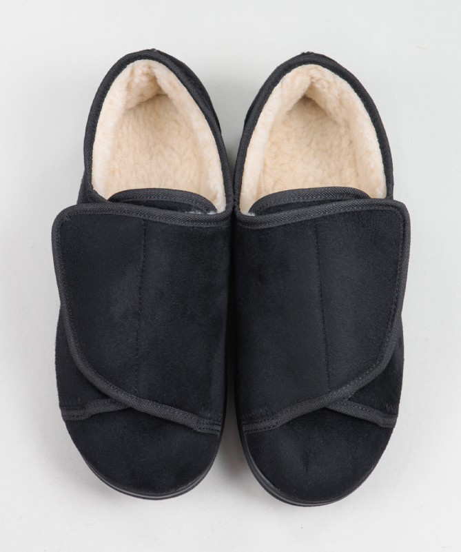 Pantufas Ginova de Pelo com Velcro