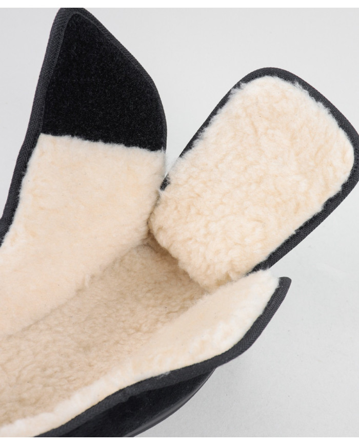 Pantufas Ginova de Pelo with Velcro