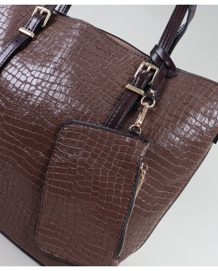 Mala Castanha de Senhora com Bolsa