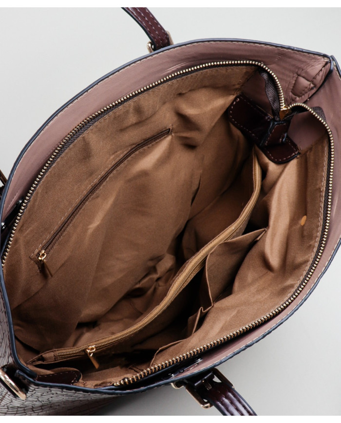 Mala Castanha de Senhora com Bolsa