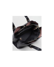 Mala Preto de Senhora com Texturas