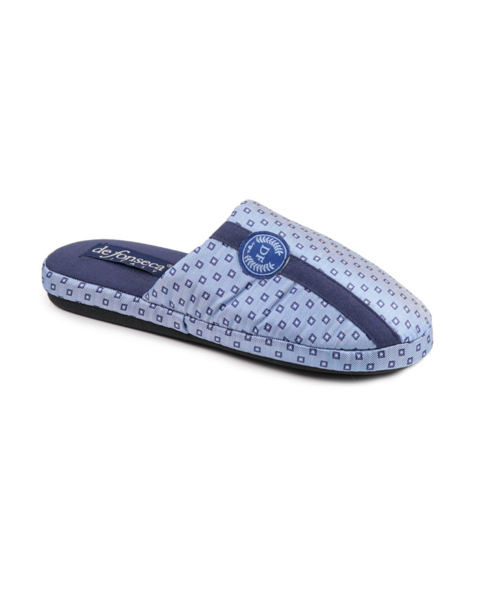 Clear DeFonseca Blue Man Room Slippers