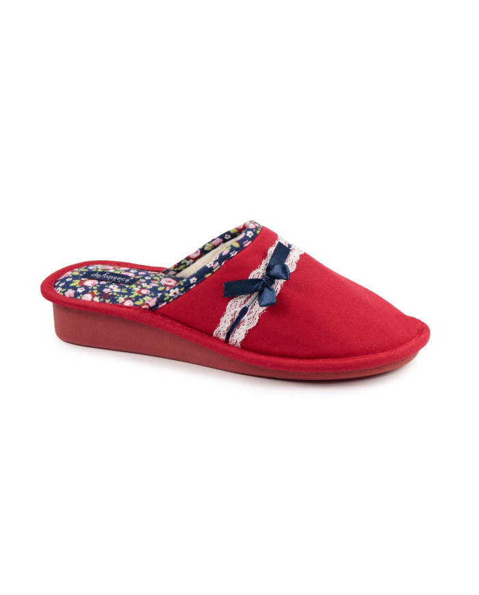 Ladies Room Slippers DeFonseca Cunha Red