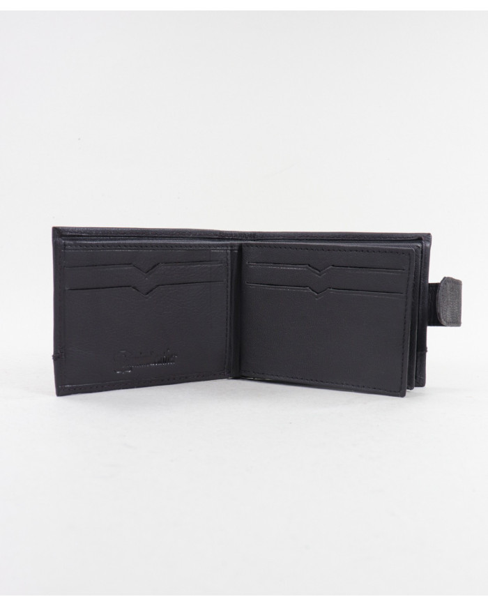 Cartera de cuero marrón