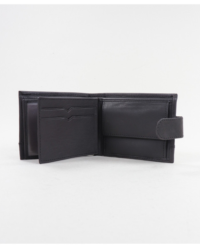 Cartera de cuero marrón