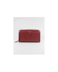 Carteira Vermelho de Senhora com Textura