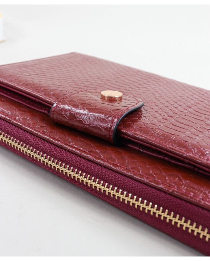 Red Lady Wallet con textura