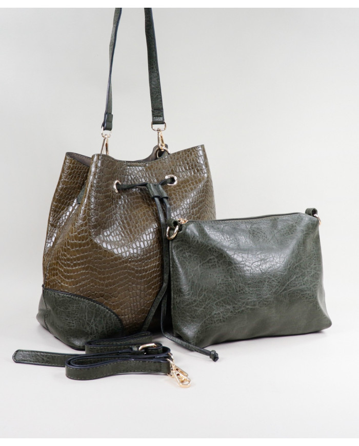 Ladies Green Case with Adjustable Cord