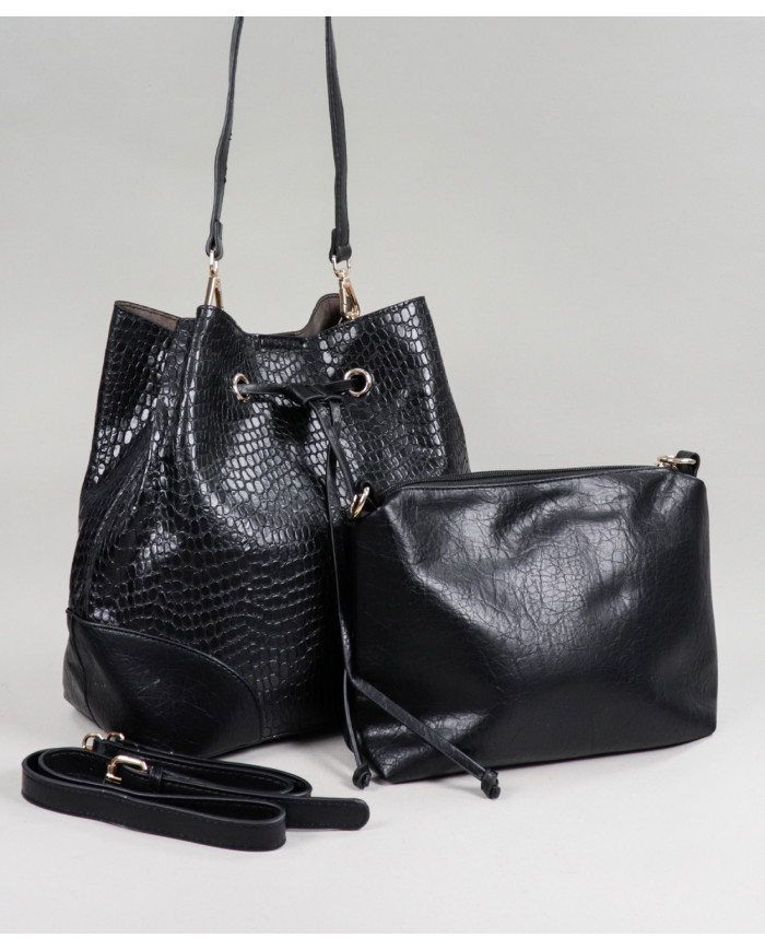 Ladies Black Case with Adjustable Cord