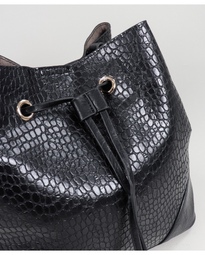 Ladies Black Case with Adjustable Cord