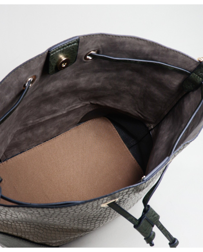 Caso verde de damas con cordón ajustable