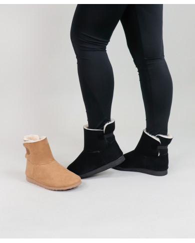 Women's Ginova Hair Boots with Elastic