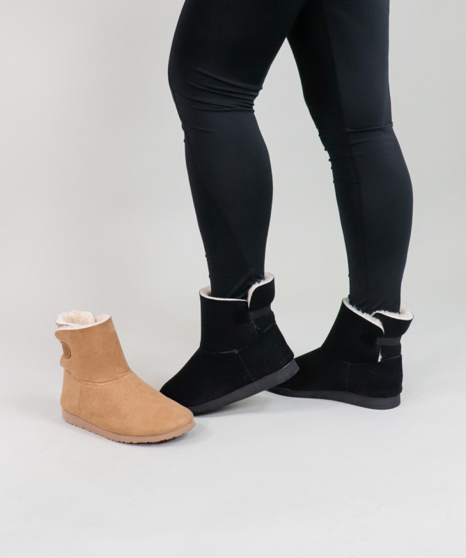 Botas Ginova Femininas de Pelo com Elástico