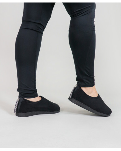 Pantufas Ginova Femininas de Pelo com Fecho