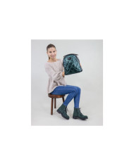 Mochila Kaki de Senhora Acolchoada