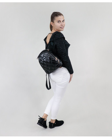 Damas Black Backpack acolchado